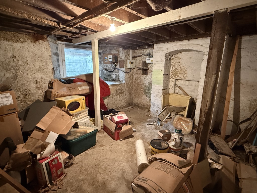 Lot: 81 - HOUSE IN NEED OF IMPROVEMENT - Cellar in House in Need of Improvement